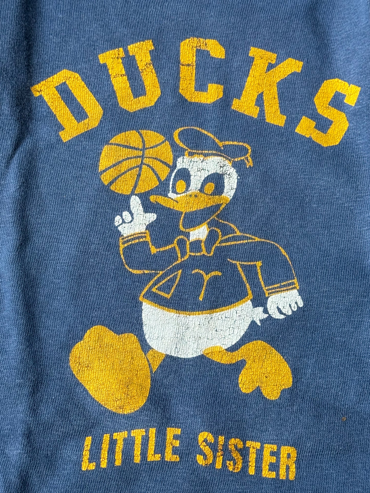 80's Donald Ducks Little Sister Tee , Made in U.S.A.