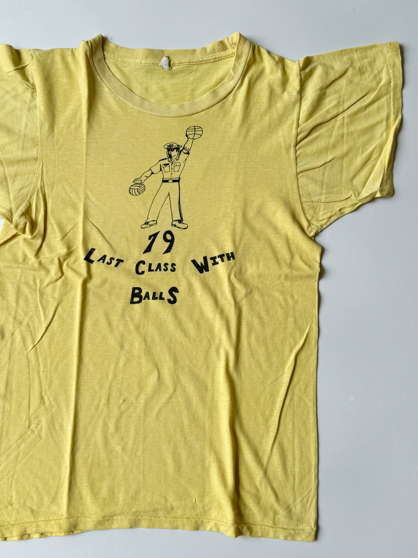 70's Last Class With Balls Tee (1979) , Made in U.S.A.