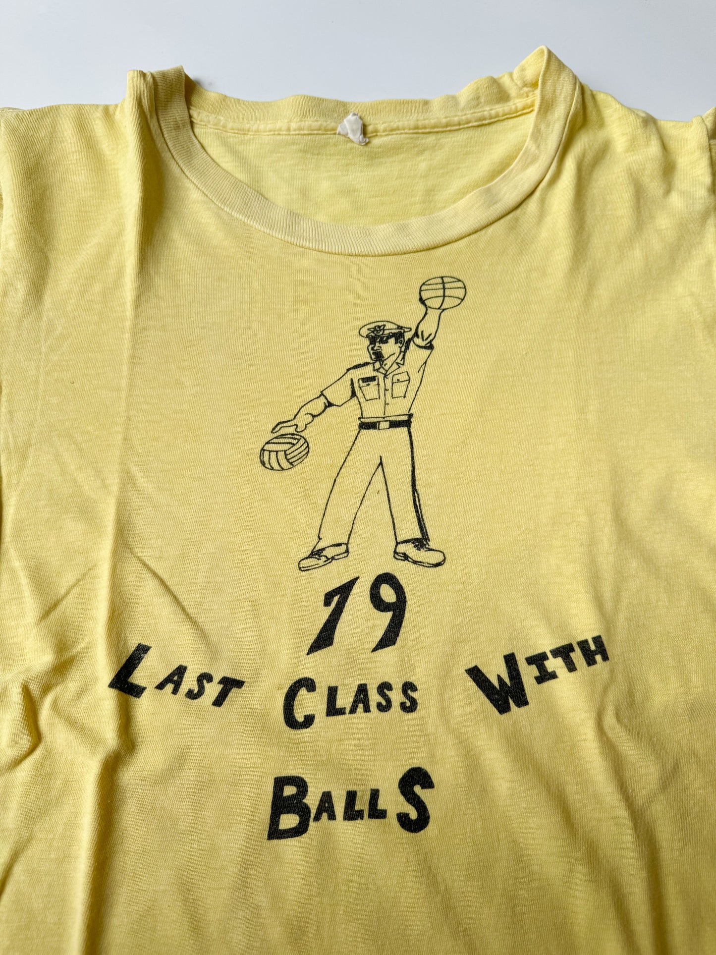 70's Last Class With Balls Tee (1979) , Made in U.S.A.