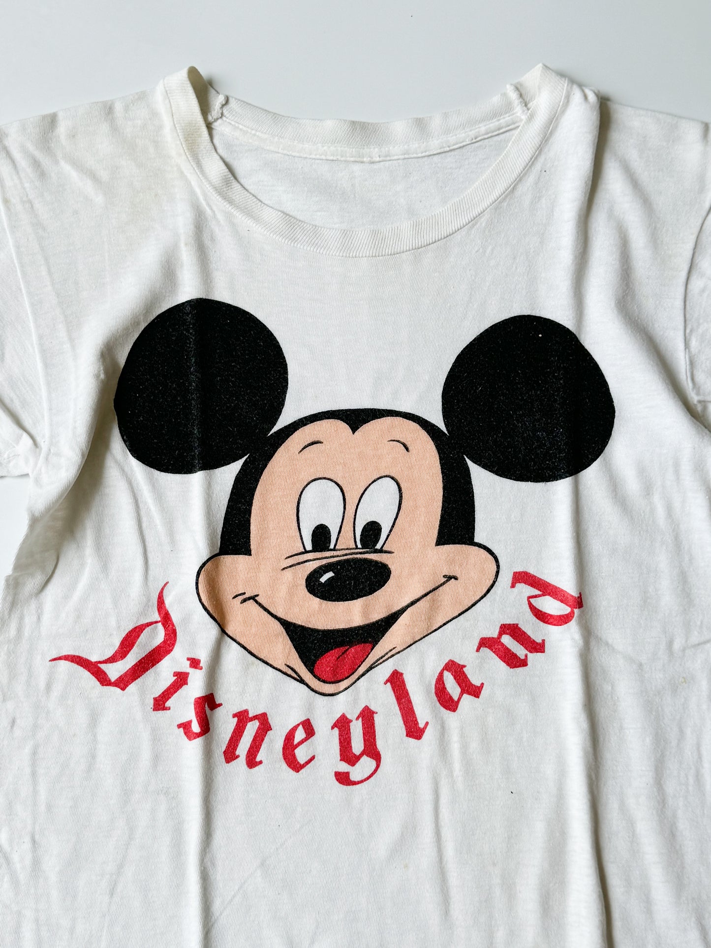 70's Disneyland Mickey Tee , Made in U.S.A.