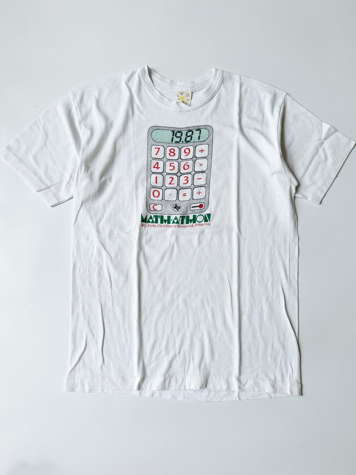 80's Math-A-Thon Tee , Made in U.S.A. (1987)