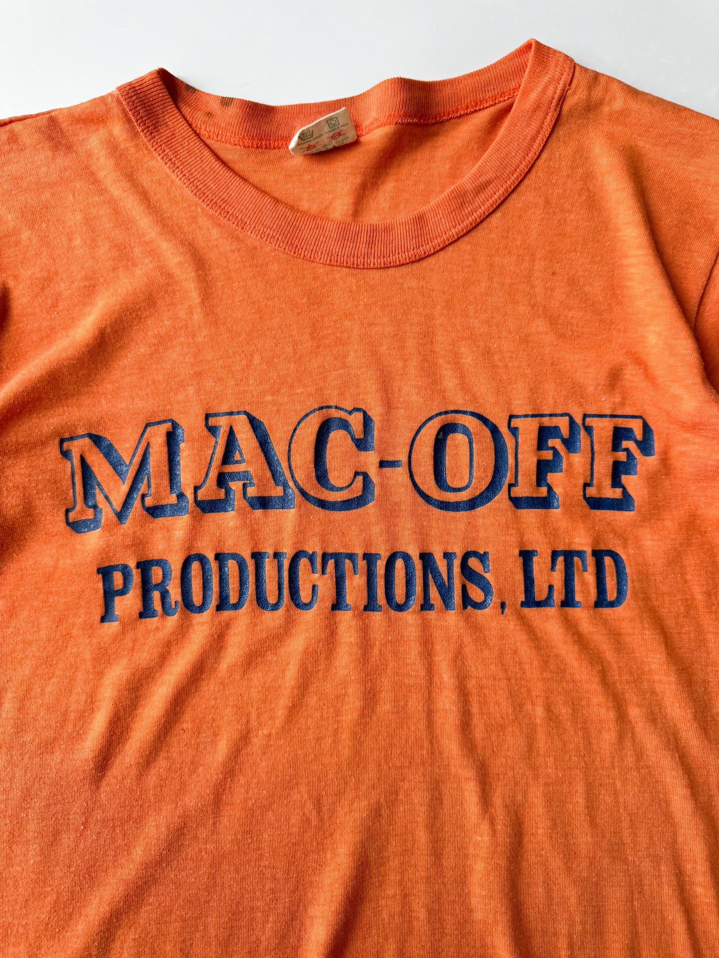 70's MAC-OFF Productions Tee , Made in U.S.A.