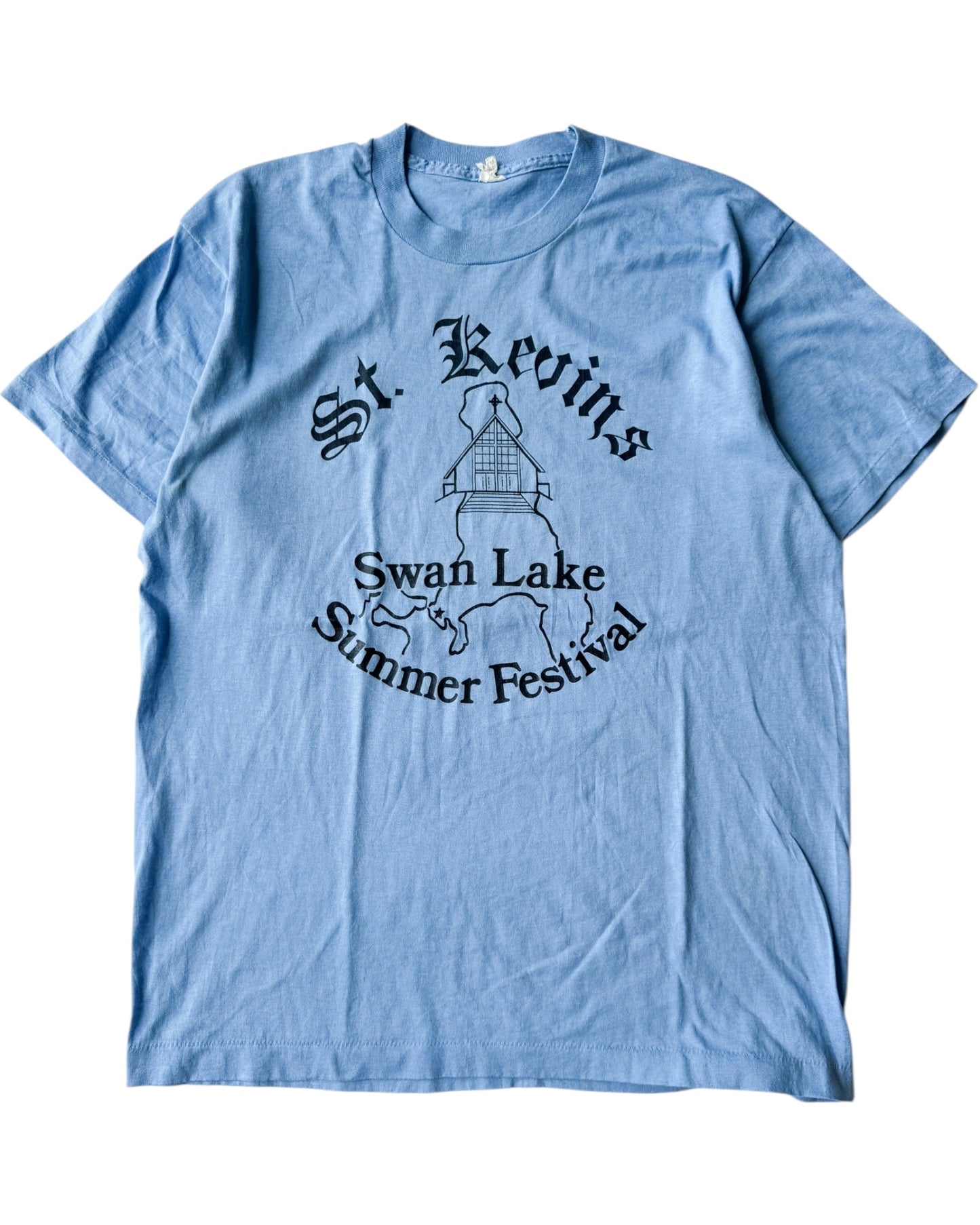 80's St. Kevin’s Swan Lake Festival Tee , Made in U.S.A.