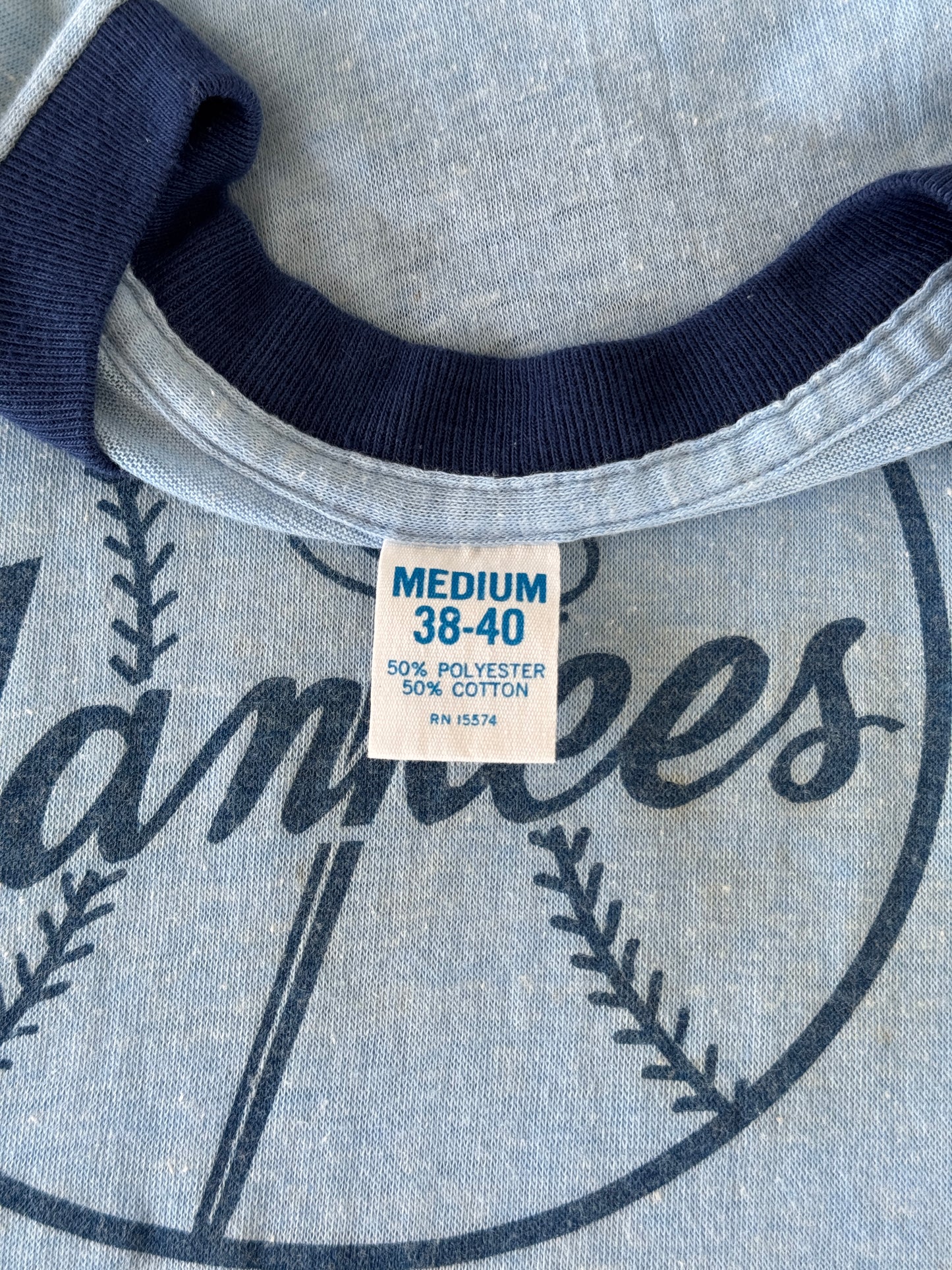 1980s New York Yankees iconic Yankees top hat logo tee, Made in U.S.A