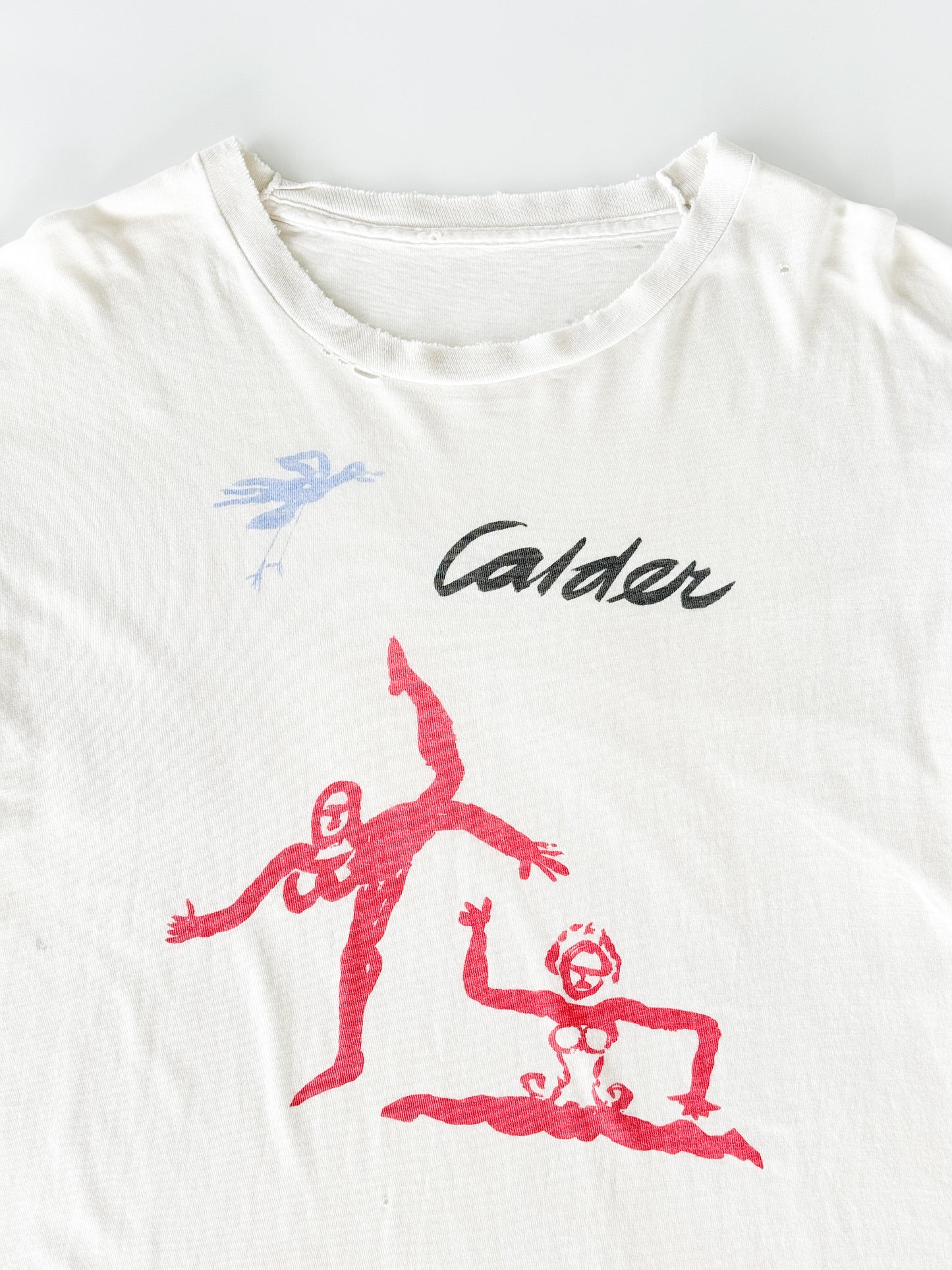 1980s Calder art tee,Made in U.S.A. (Size: chest 23” Length 31”)