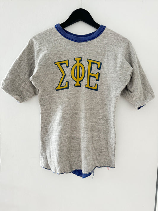 1960s Sigma Phi Epsilon Reversible Tee , Made in U.S.A.