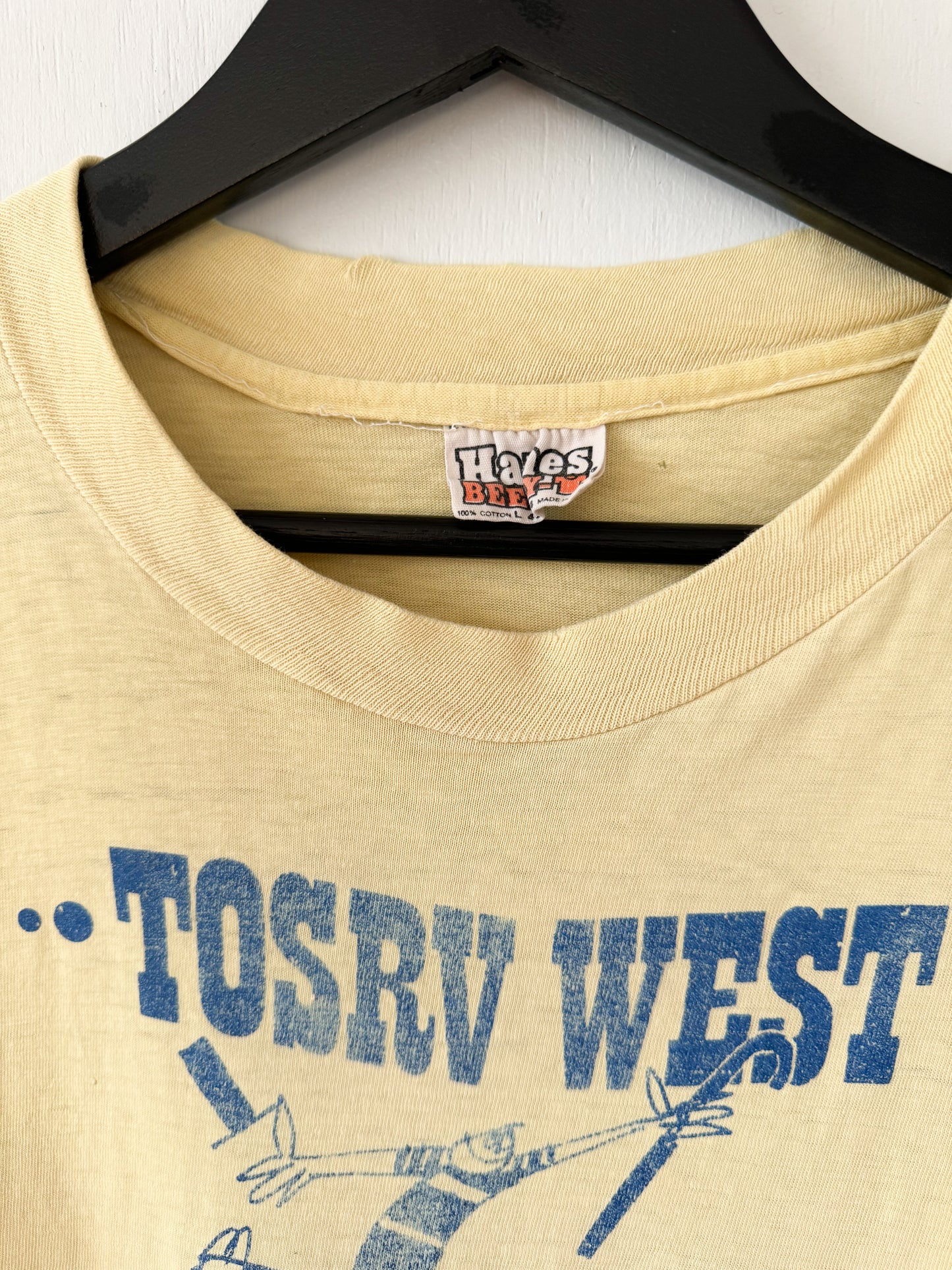 1980s TOSRV West Bicycle Tee , Made in U.S.A.