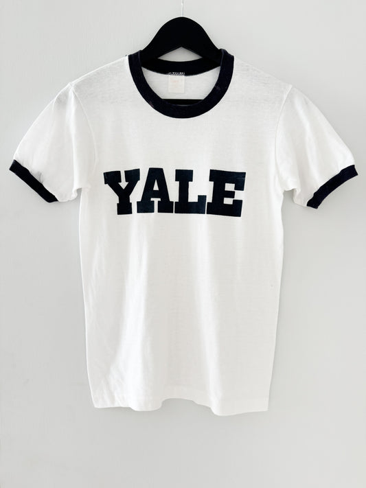 1980s Yale Ringer Tee , Made in U.S.A.