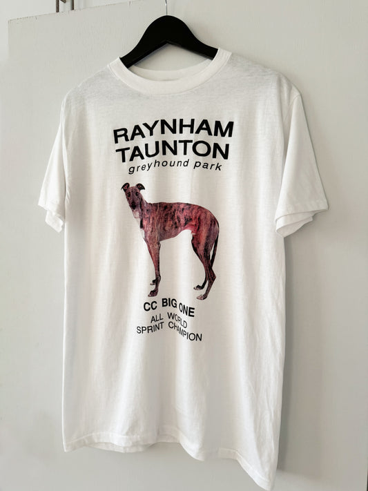 1990s Raynham Taunton Greyhound Park Tee , Made in U.S.A.