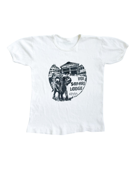1970s Voi Safari Lodge Kenya Tee , Made in U.S.A.