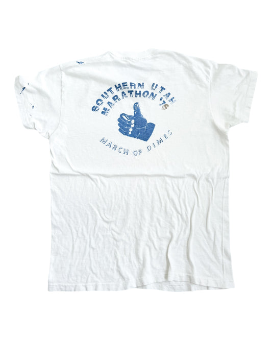 1970s Hanes Southern Utah Marathon ‘76 Tee , Made in U.S.A.