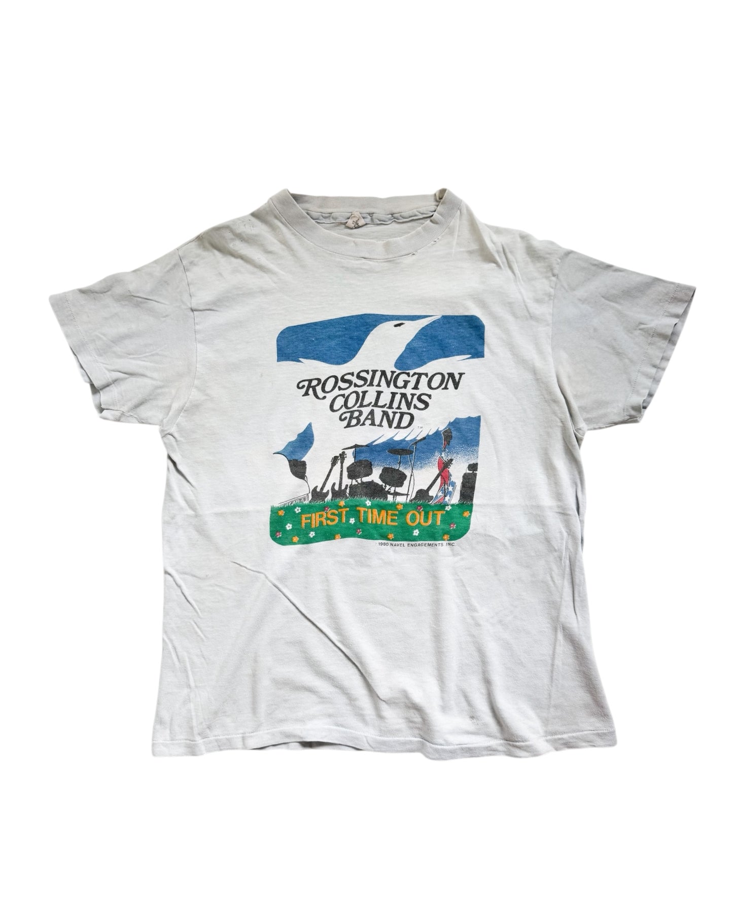 80s Rossington Collins Band Tee , Made in U.S.A.