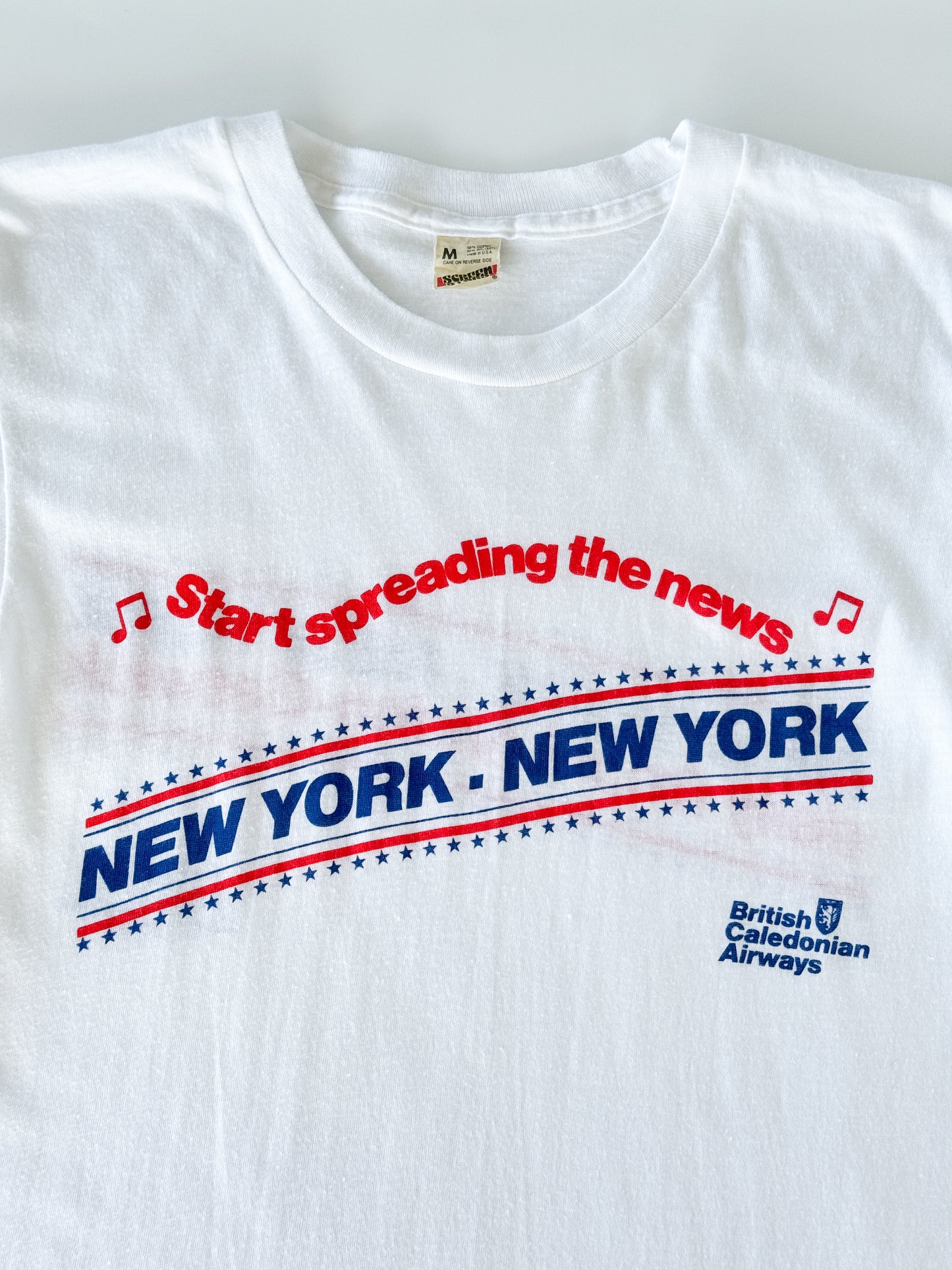 1980s British Caledonian Airways “New York New York” tee , Made in U.S.A.