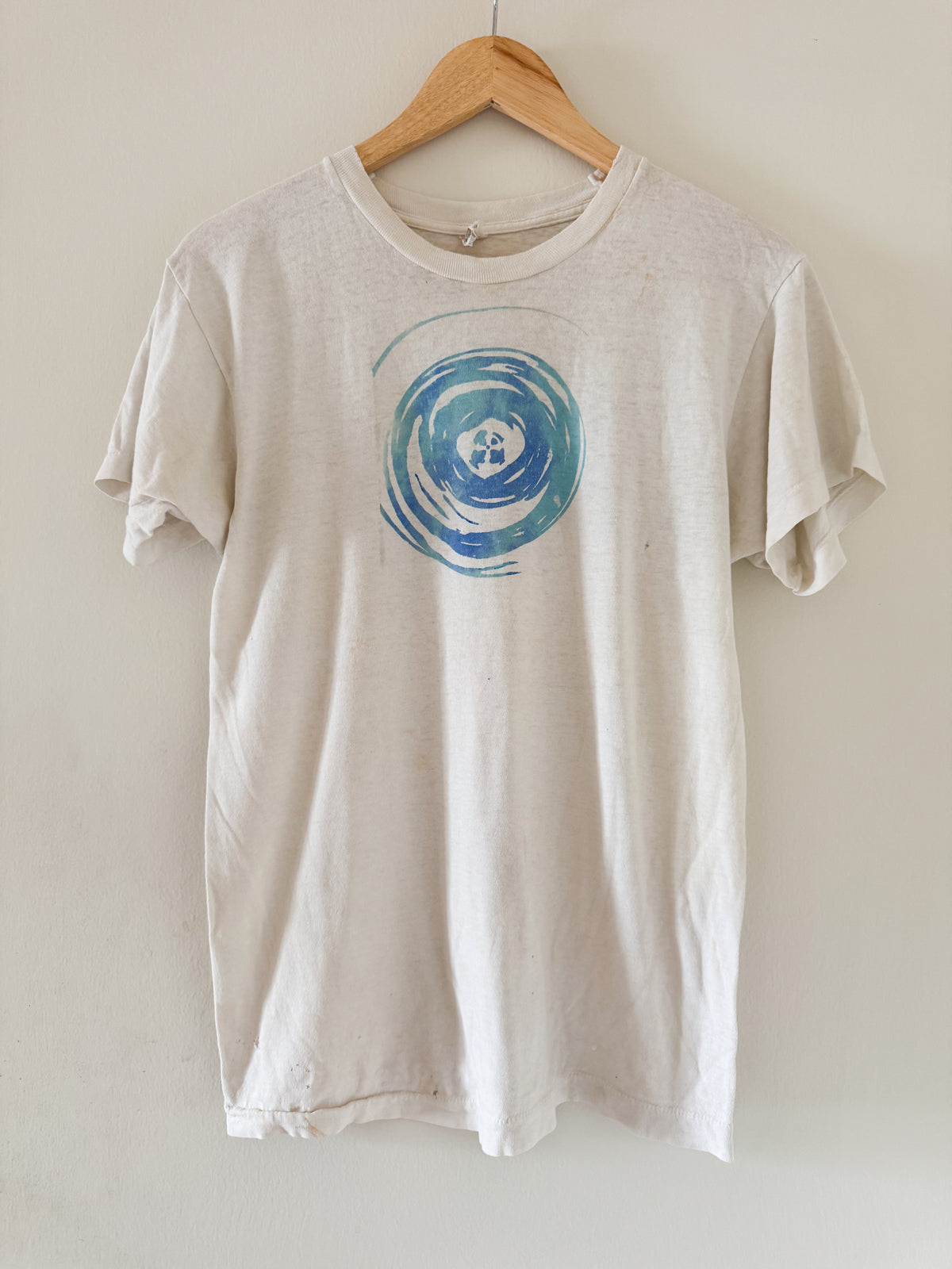 Abstract Water Ripple Graphic Tee(1970s) - made in U.S.A.