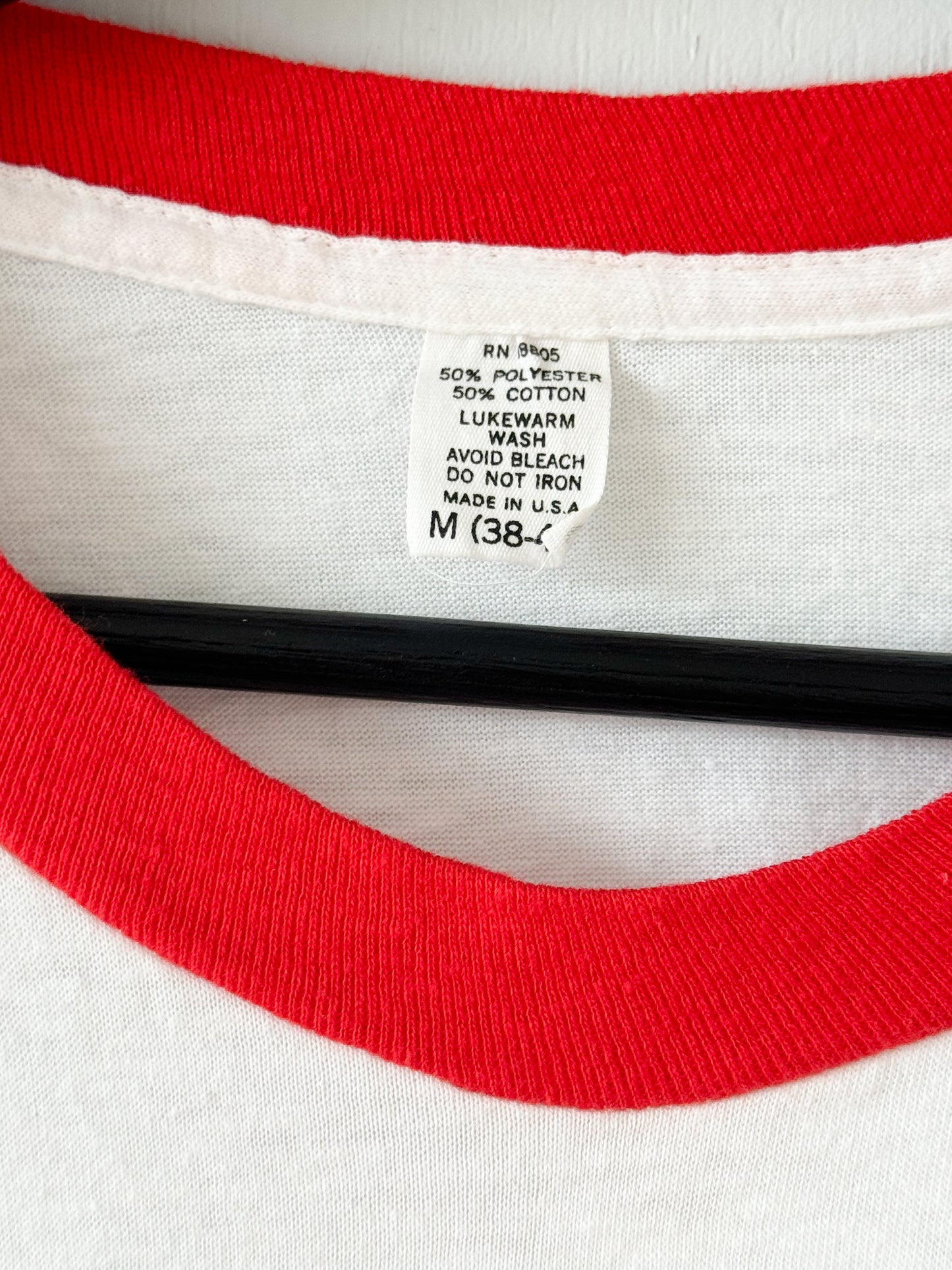 1970s Lehighton Tournament Ringer Tee , Made in U.S.A. (DEADSTOCK)