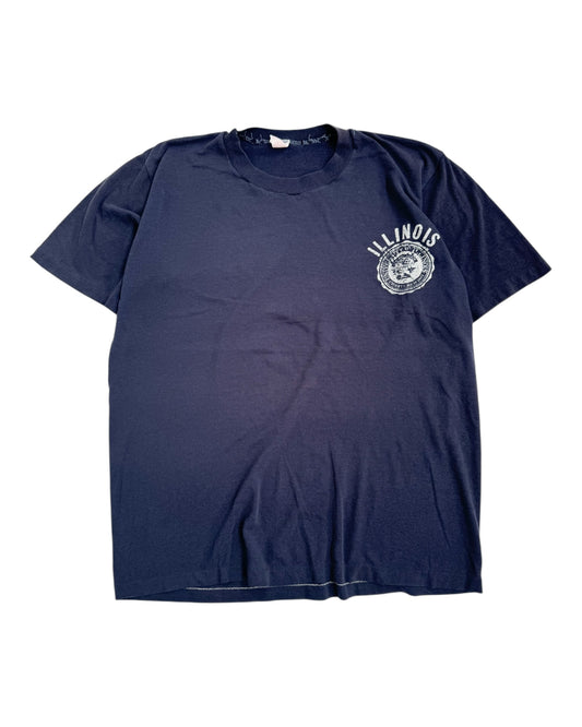 1970s Illinois State Seal Tee , Made in U.S.A.