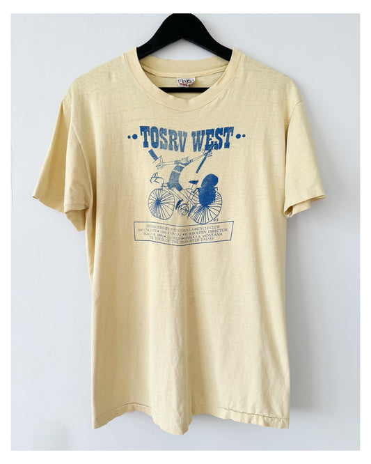 1980s TOSRV West Bicycle Tee , Made in U.S.A.