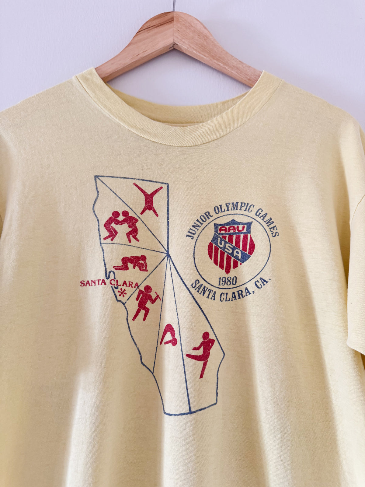 AAU Junior Olympic Games Santa Clara (1980s) - made in U.S.A.
