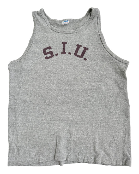 1970s Champion Southern Illinois University (S.I.U.) Tank Top , Made in U.S.A.