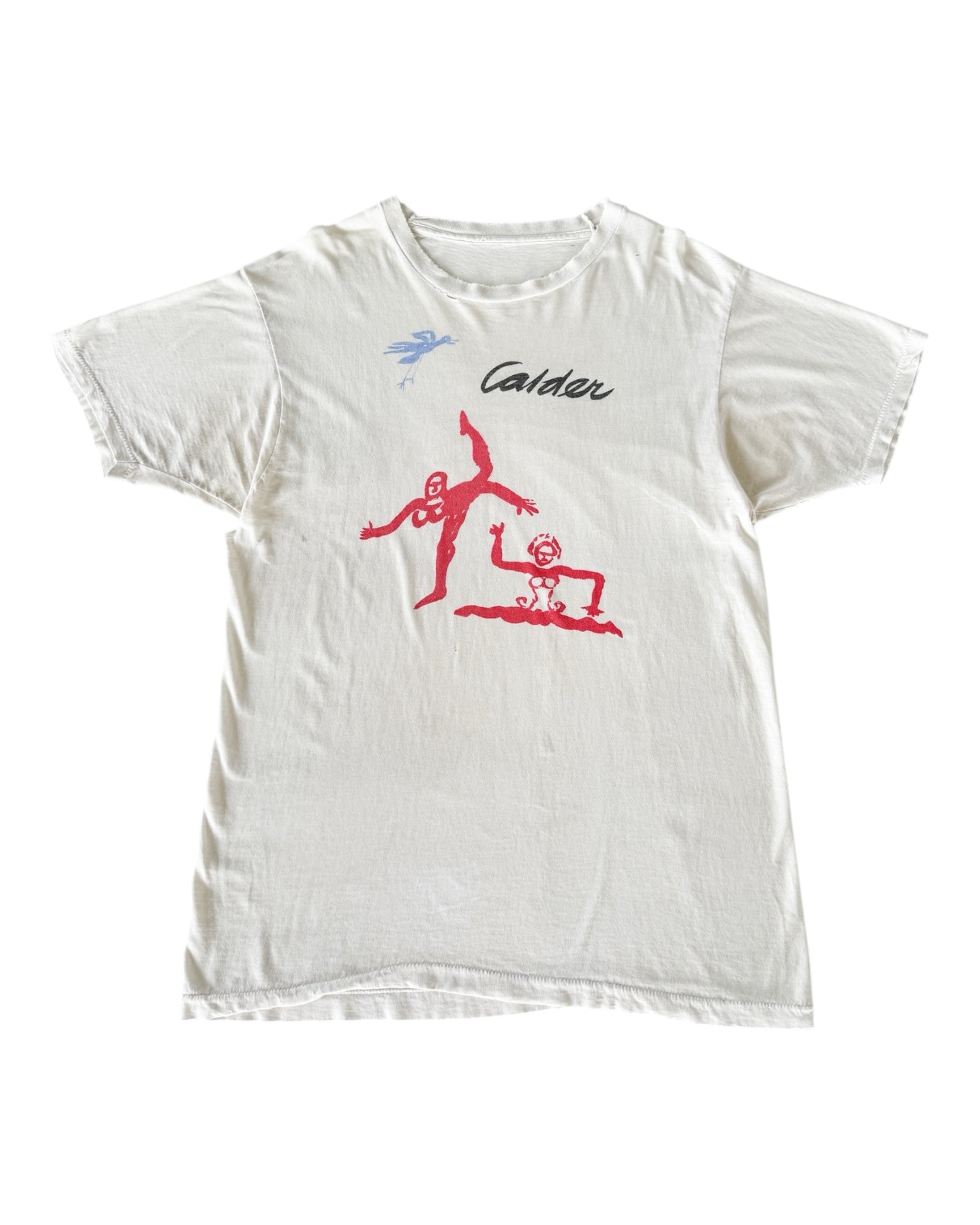 1980s Calder art tee,Made in U.S.A. (Size: chest 23” Length 31”)