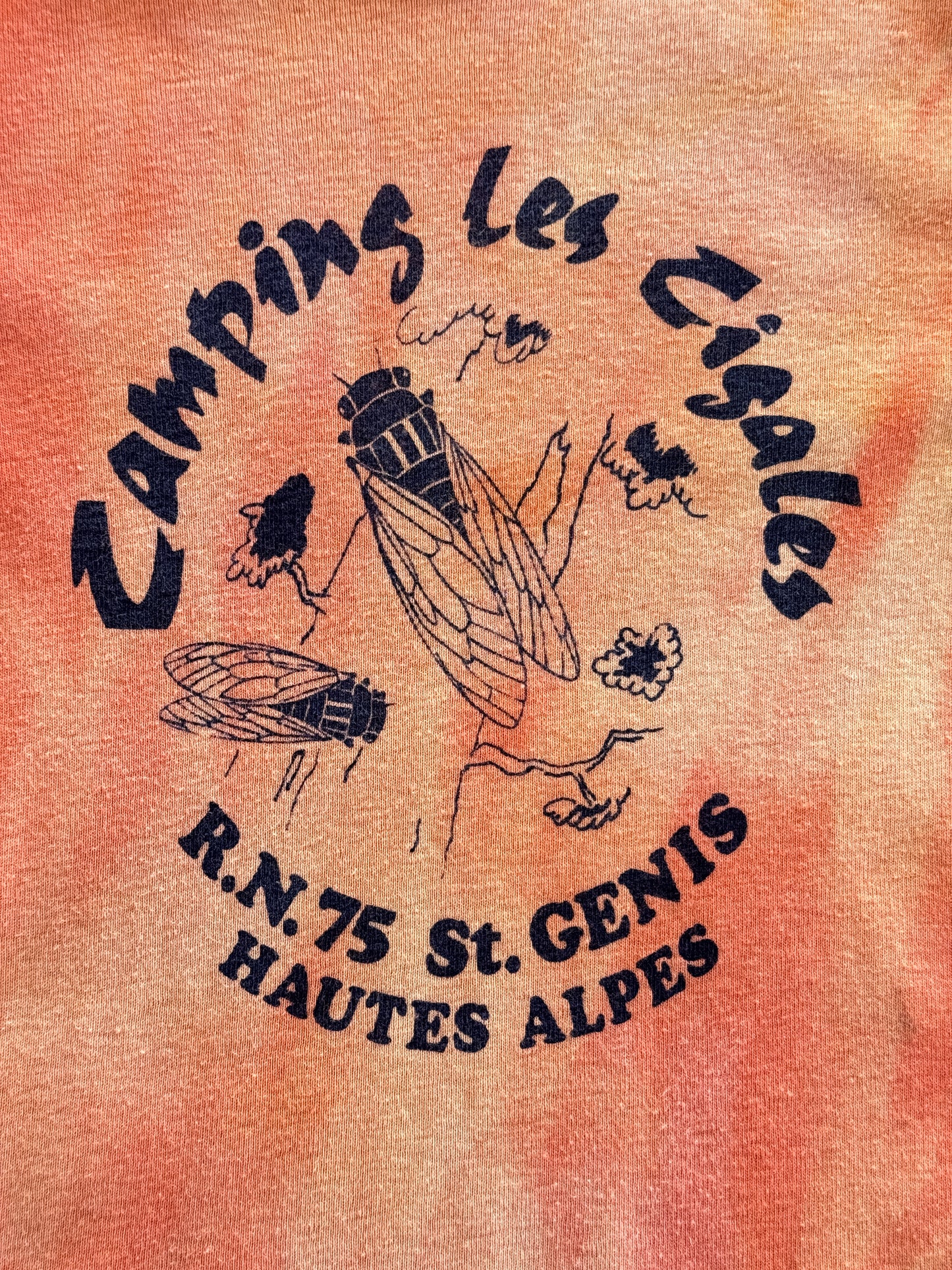 1970s Camping Les Cigales T-Shirt , Made in France