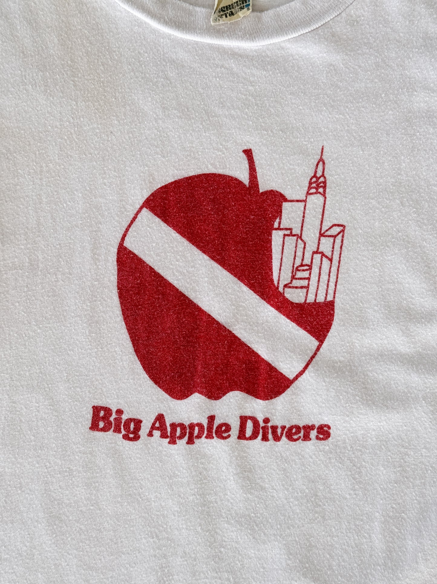 1980s Big Apple Divers T-Shirt , Made in U.S.A.