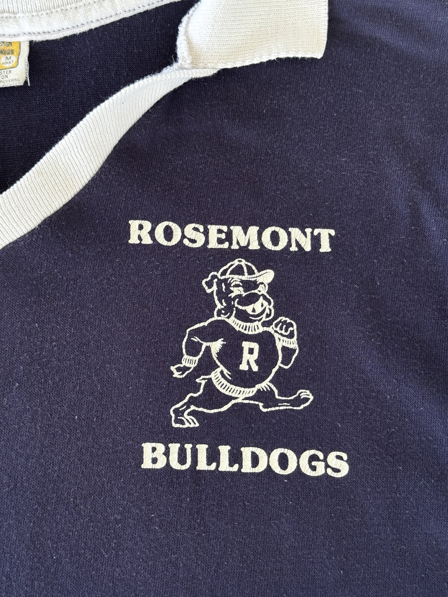 1980s Rosemont Bulldogs Rugby Shirt , Made in U.S.A.