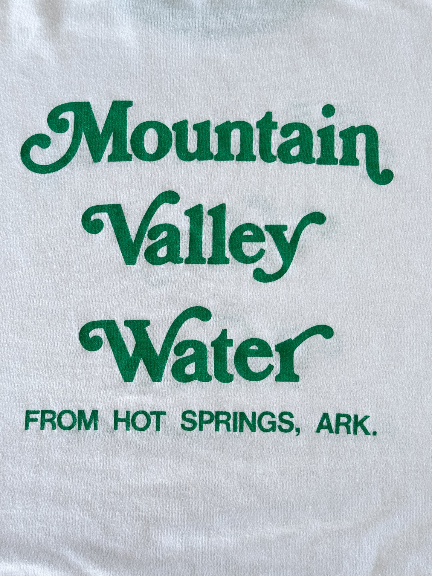 1980s Mountain Valley Water T-Shirt , Made in U.S.A.