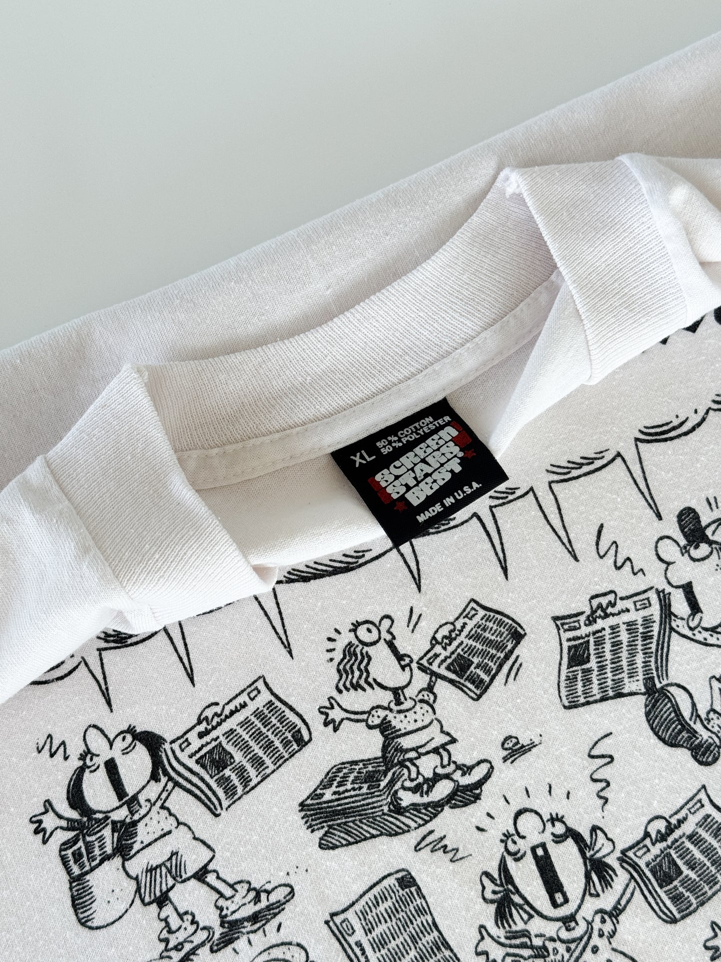 1980s The New York Times T-Shirt , Made in U.S.A.