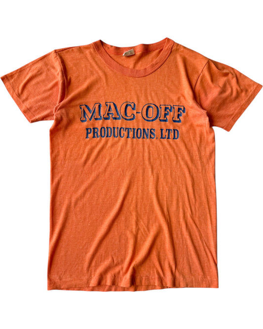 70's MAC-OFF Productions Tee , Made in U.S.A.