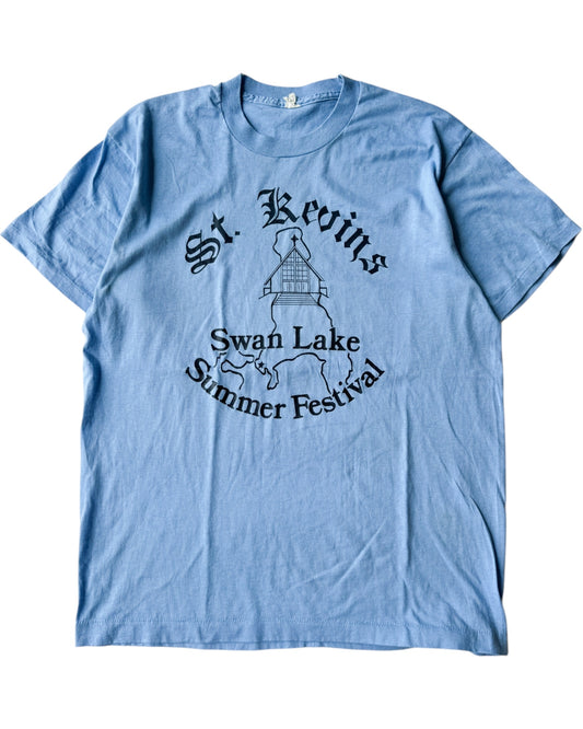 80's St. Kevin’s Swan Lake Festival Tee , Made in U.S.A.