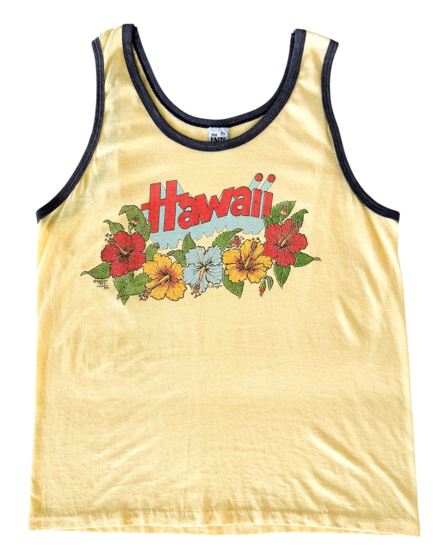 1970s Hawaii Tank Top , Made in U.S.A.