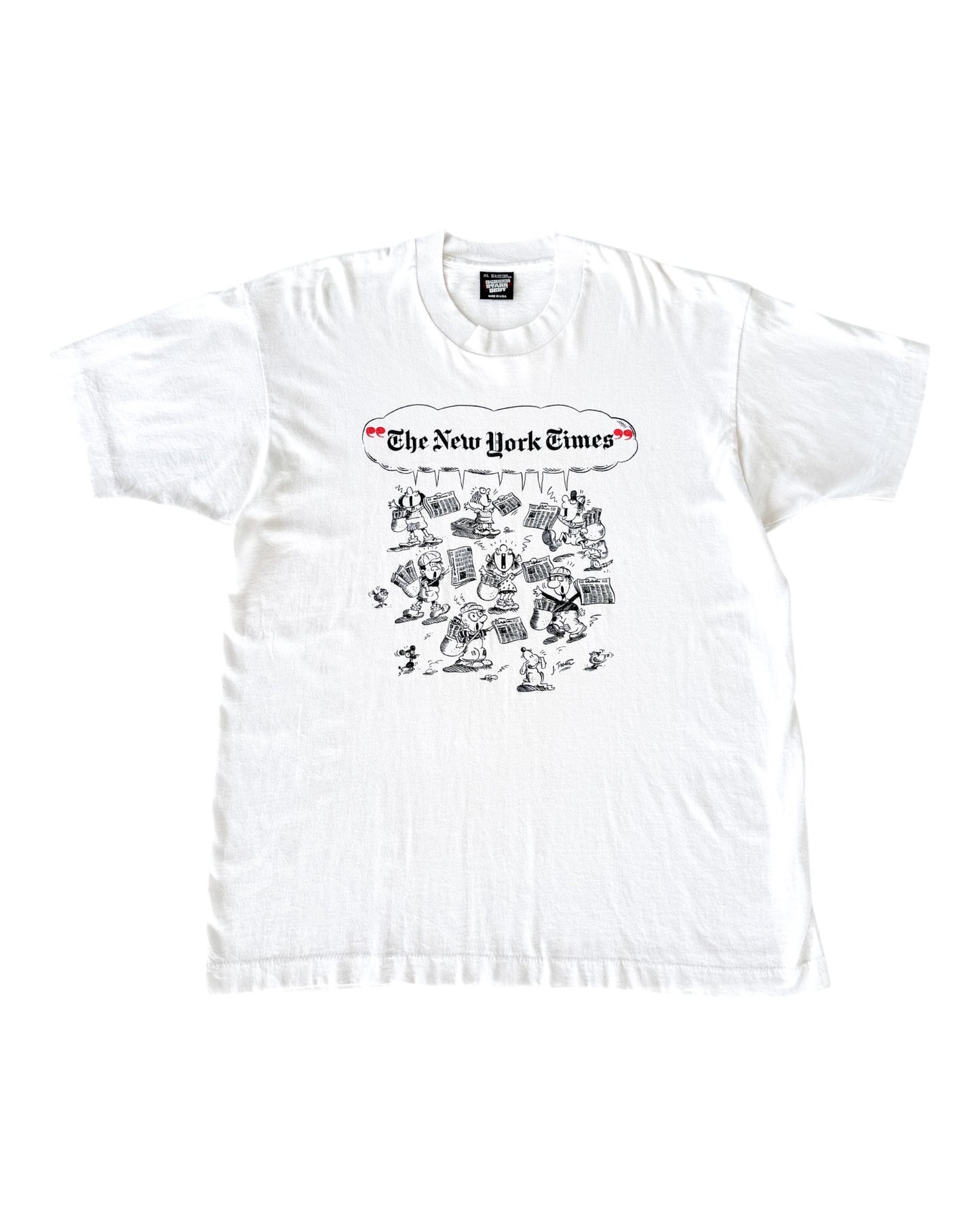 1980s The New York Times T-Shirt , Made in U.S.A.