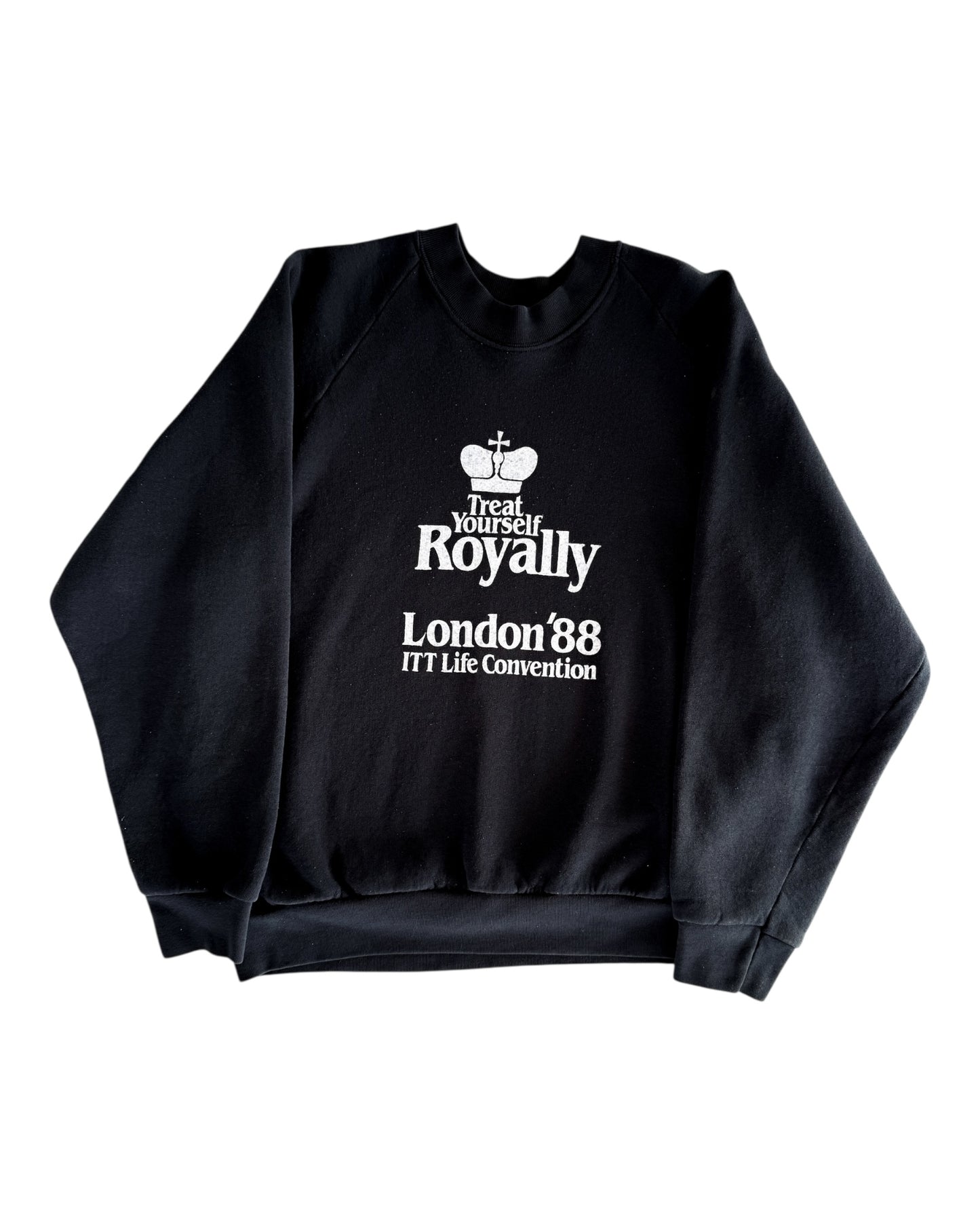 1980s Treat Yourself Royally London '88 Sweatshirt , Made in U.S.A.