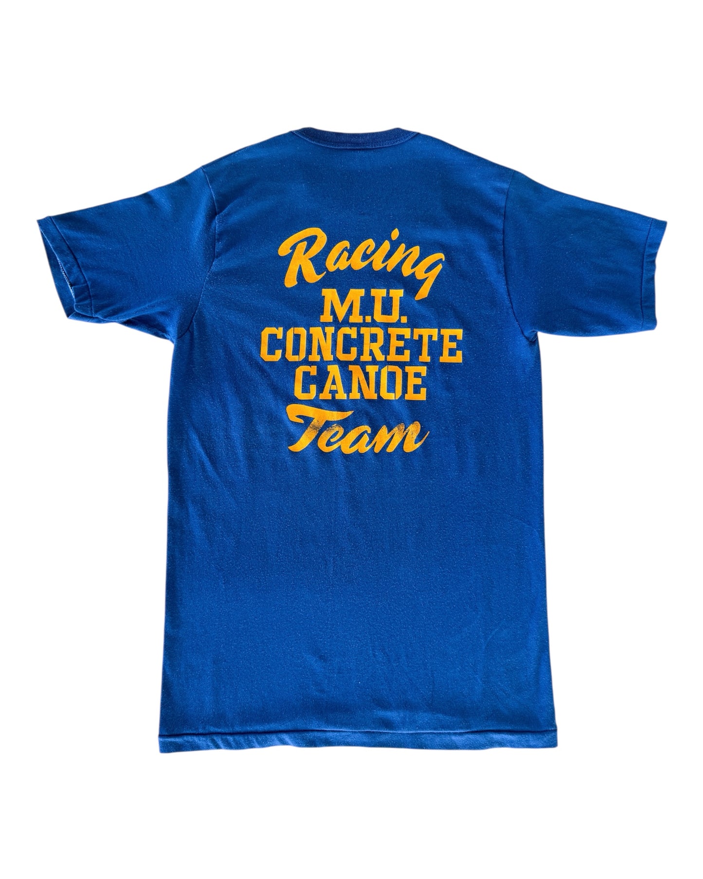 1980s Canoe & Fish Print T-Shirt , Made in U.S.A.