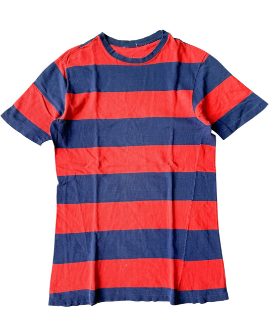 1970s RUGBY Striped Tee , Made in U.S.A.