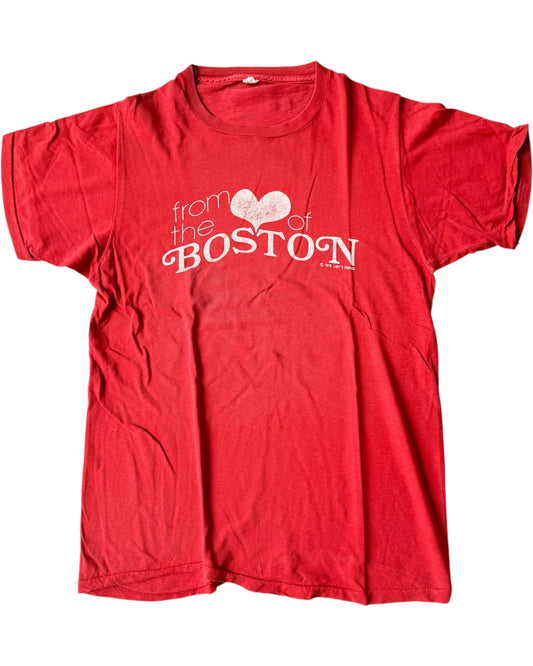 70's Boston Heart Tee , Made in U.S.A.