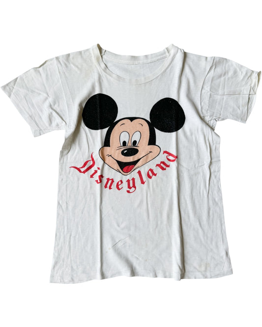 70's Disneyland Mickey Tee , Made in U.S.A.